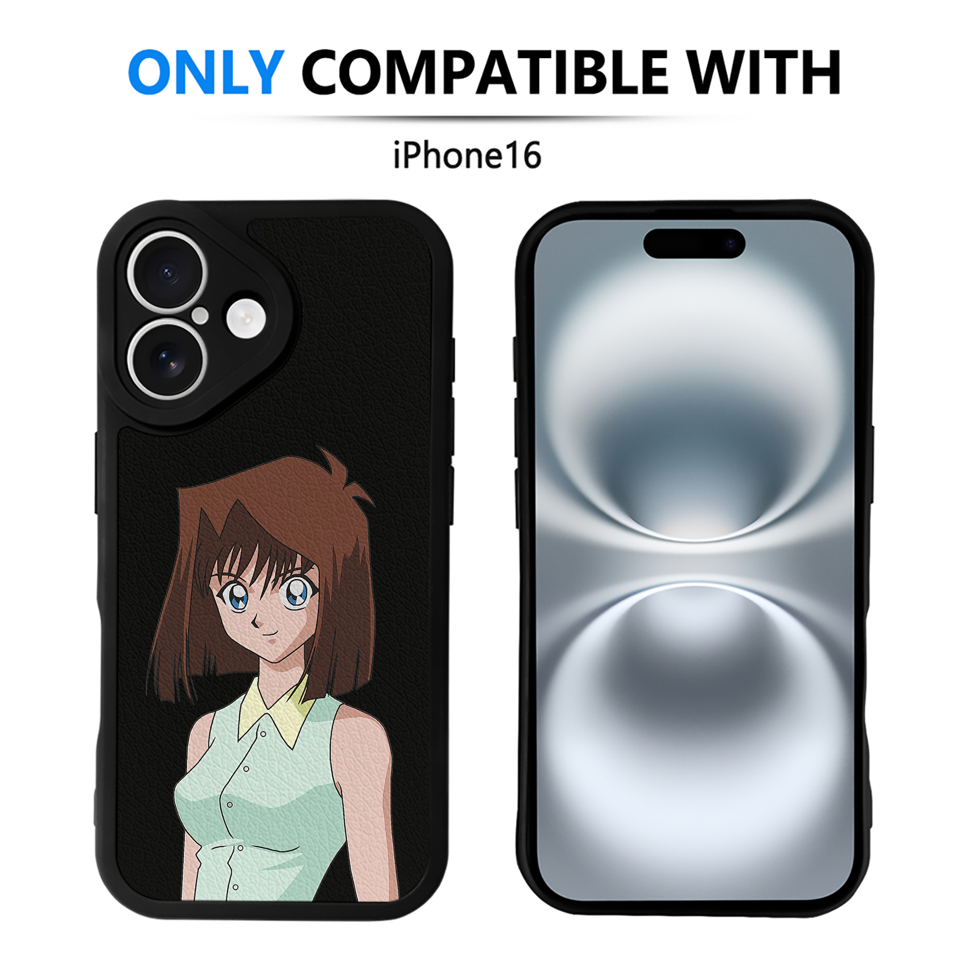 遊☆戯☆王 Yu-Gi-Oh! 【iPhone 16シリーズ対応】シリコンスマホケース（レザー調） 材質：シリコン